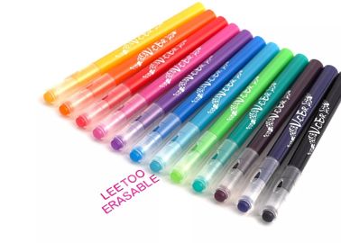 12 marqueurs effaçables de l'astuce 2.0mm Friction de fibre de couleurs