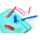 Fluide écrivez à frottement populaire de couleurs les stylos effaçables escamotables