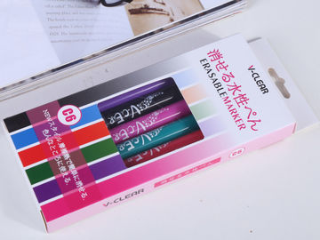 Le gel effaçable de la température de 12 couleurs parque le rouge