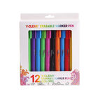 Les couleurs vibrantes instruisent les stylos effaçables 0,5 de frottement de bureau