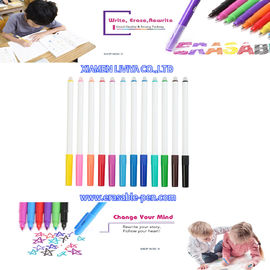 Stylo de marqueur lumineux de Friction de couleur solide de chapeau de stylo de couleurs
