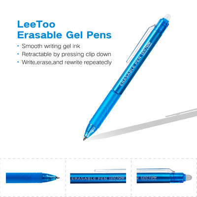 Logo Erasable Ink Pens fait sur commande 0,5 millimètres d'aiguille d'écriture douce de point