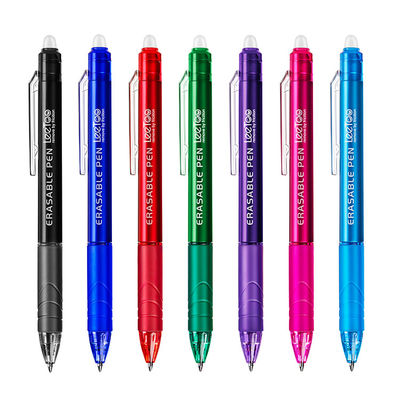 Logo Erasable Ink Pens fait sur commande 0,5 millimètres d'aiguille d'écriture douce de point