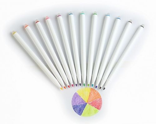 Couleurs multi 0,5 marqueurs effaçables de frottement d'astuce de 0.7mm pour des enfants