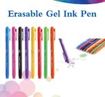 20 stylos effaçables de gel de couleurs vibrantes avec 0,5 graines de 0.7mm