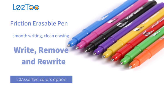 Stylo effaçable de gel de frottement de fantaisie de papeterie