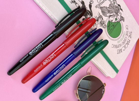Papier effaçable de Pen For School Office Without de gel de Clicker de Frixtion endommagé