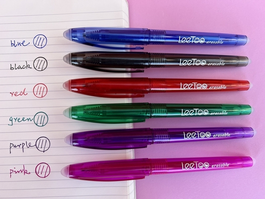 Poignée en caoutchouc molle de Pen With Superior Colos Ink de gel effaçable de Clicker