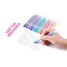 20 couleurs lissent l'écriture 0.7mm chauffent les stylos effaçables d'encre